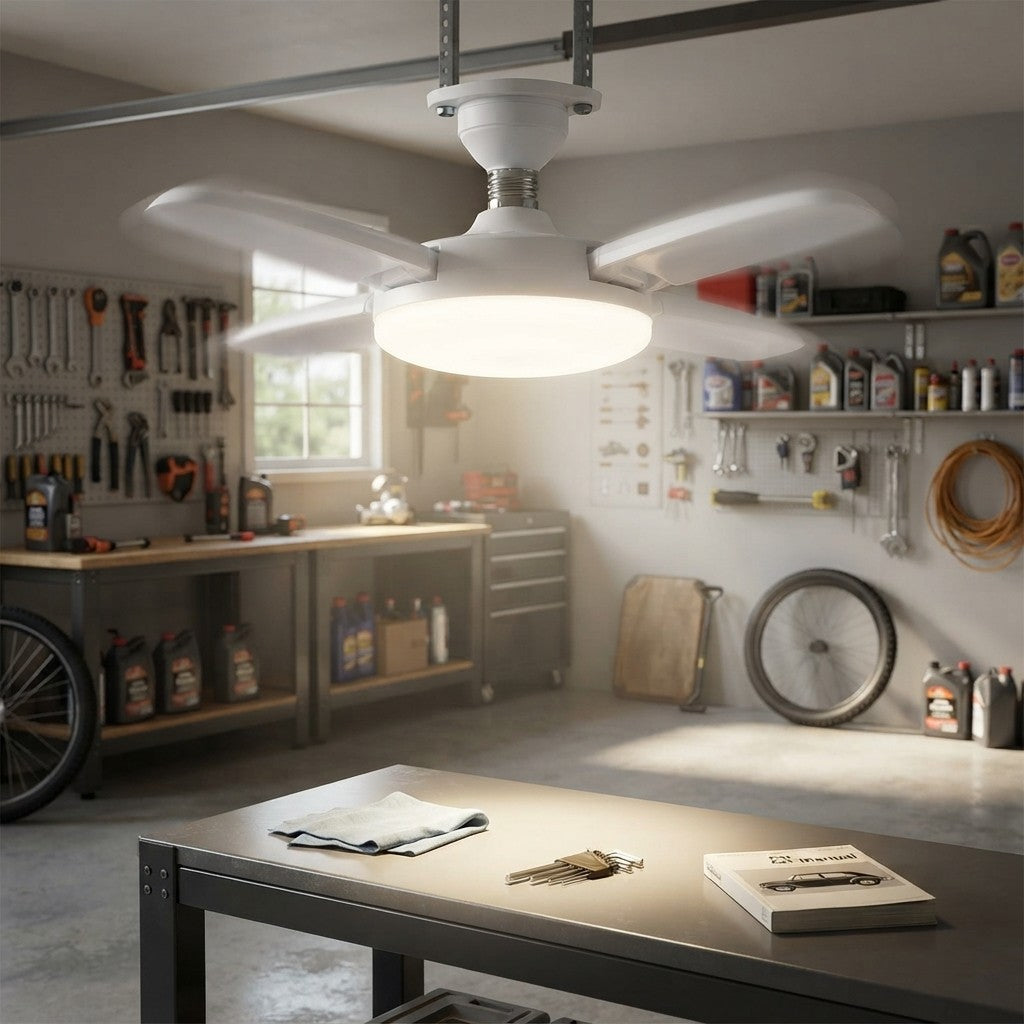 Aerolight drone socket Ceiling Fan and Light